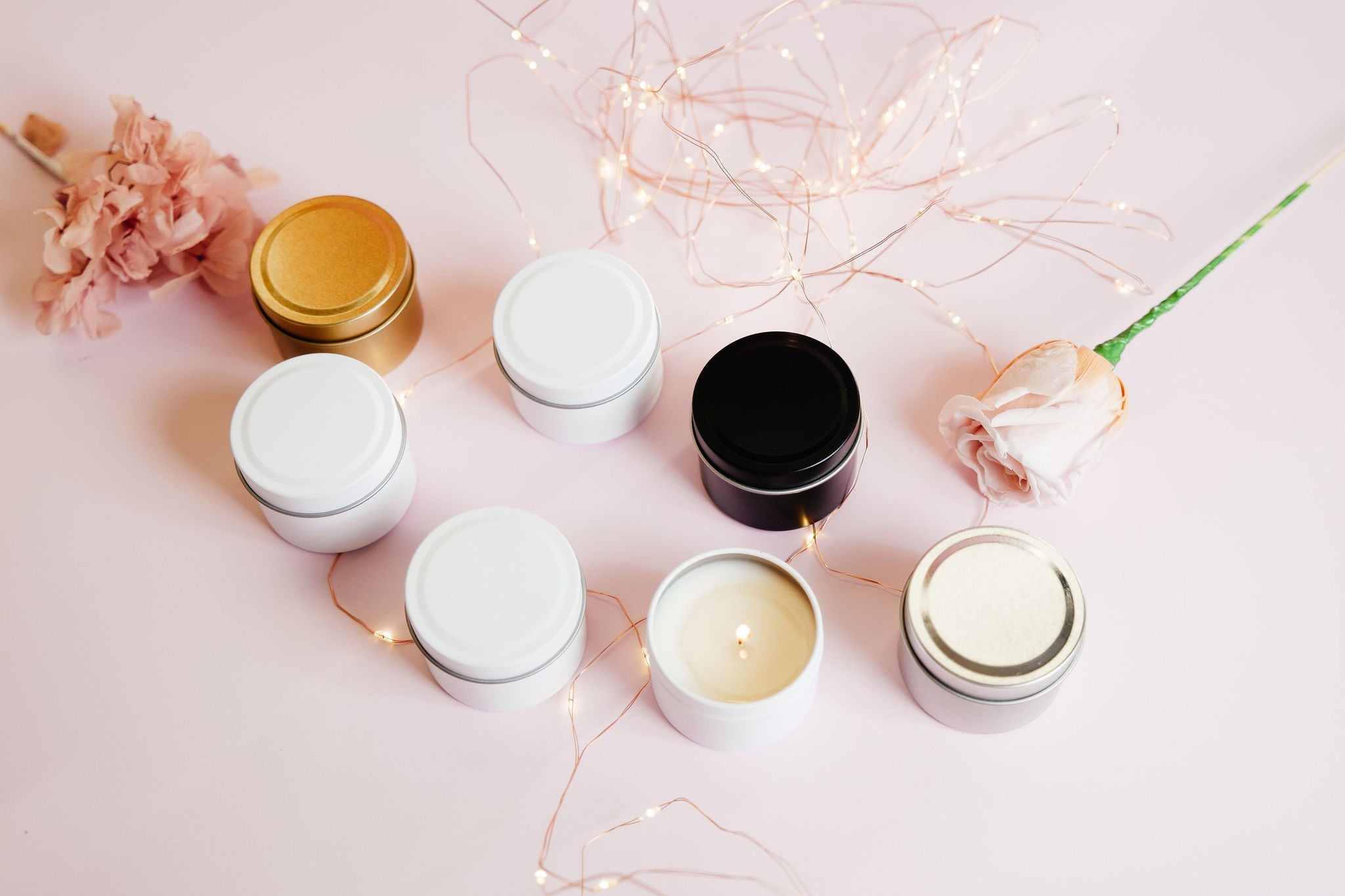 travel tin candle