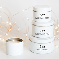 small candle sizing
