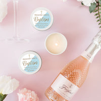 Baptism Candle Favours | Thank you candle | Personalisation | 10-12 hours burn time | Soy Wax Candle RISE The Candle Studio