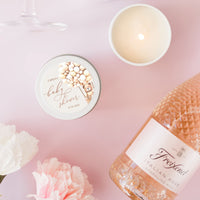 Cute Teddy Bear & Balloon Baby Shower Candle Favour Candle RISE The Candle Studio