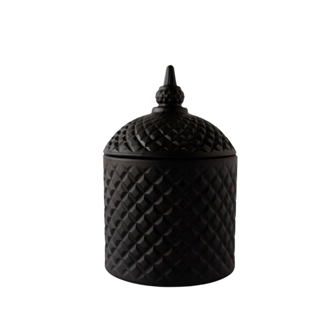 Luxury Candle | Matte Black | 80 hours Burn Time | Soy Wax Candle RISE The Candle Studio
