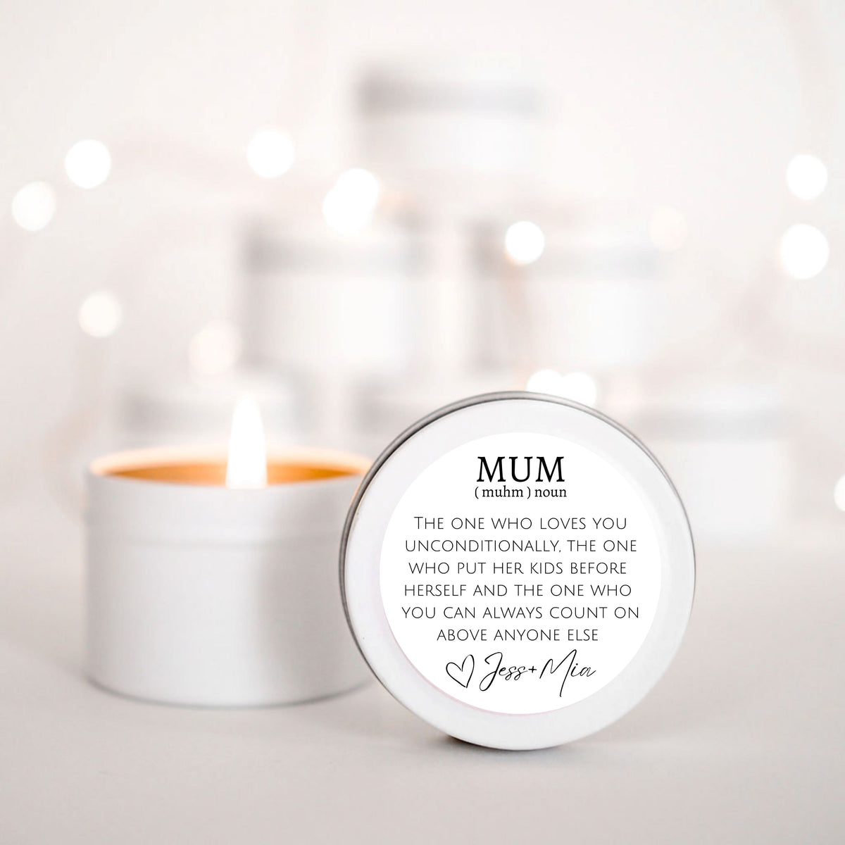 Mum Definition Candle RISE The Candle Studio