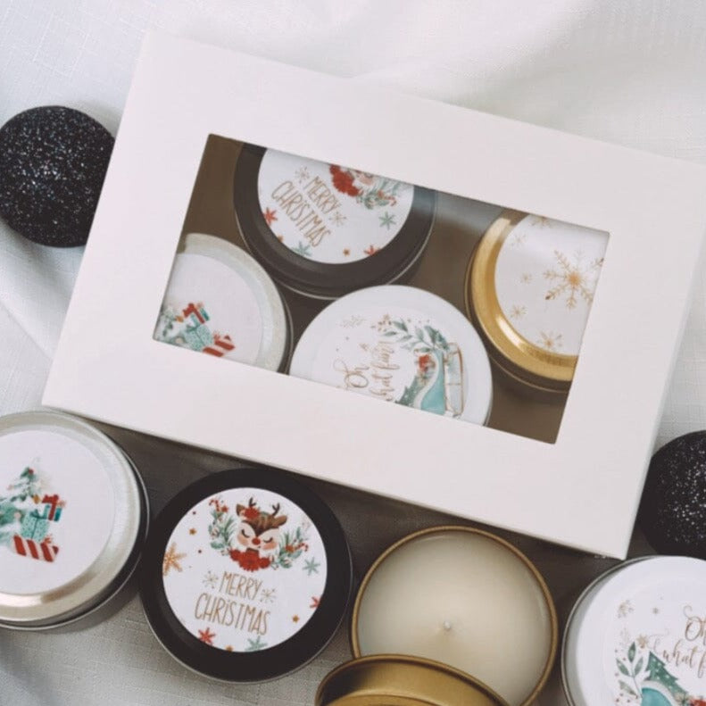 Scented Candle Travel tin Gift Packs Candle RISE The Candle Studio