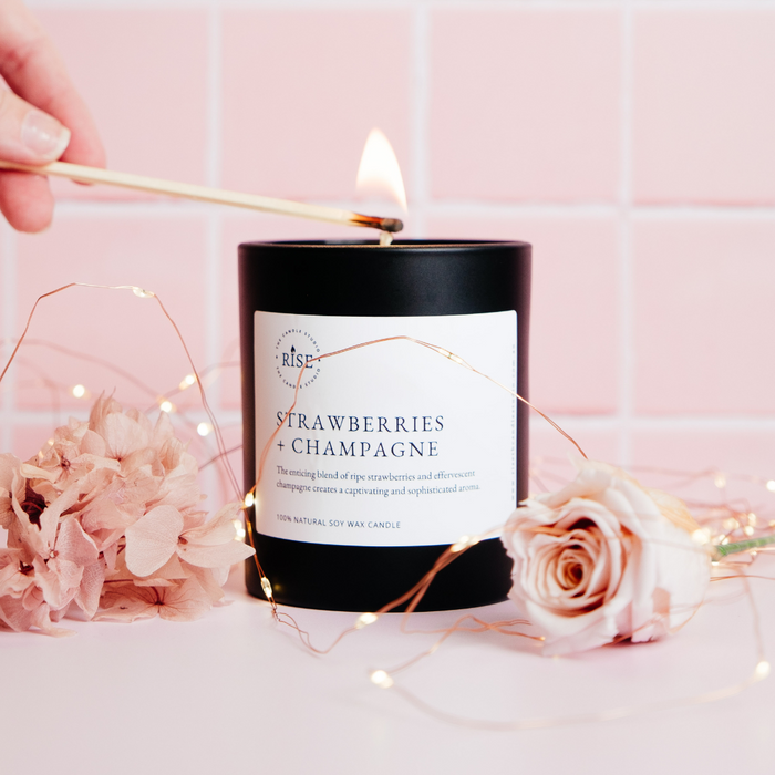 Matte Black Candle 