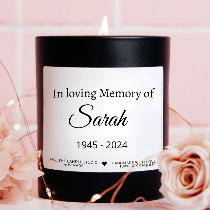 In loving Memory Personalised Candle