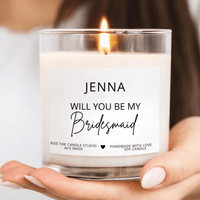 Will you be my Bridesmaid Personalised Candle