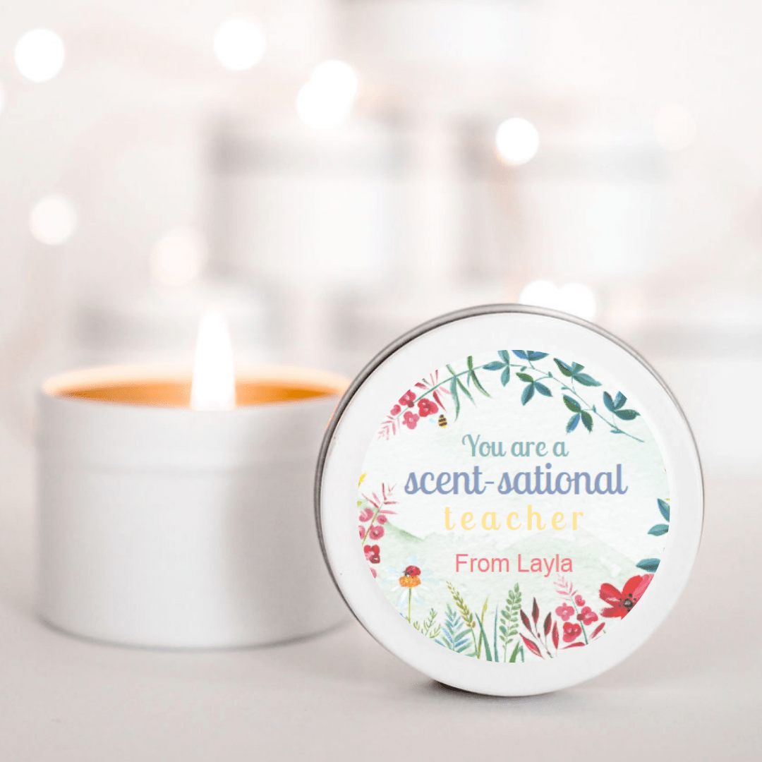You are a scent-sational teacher Personalised Candle