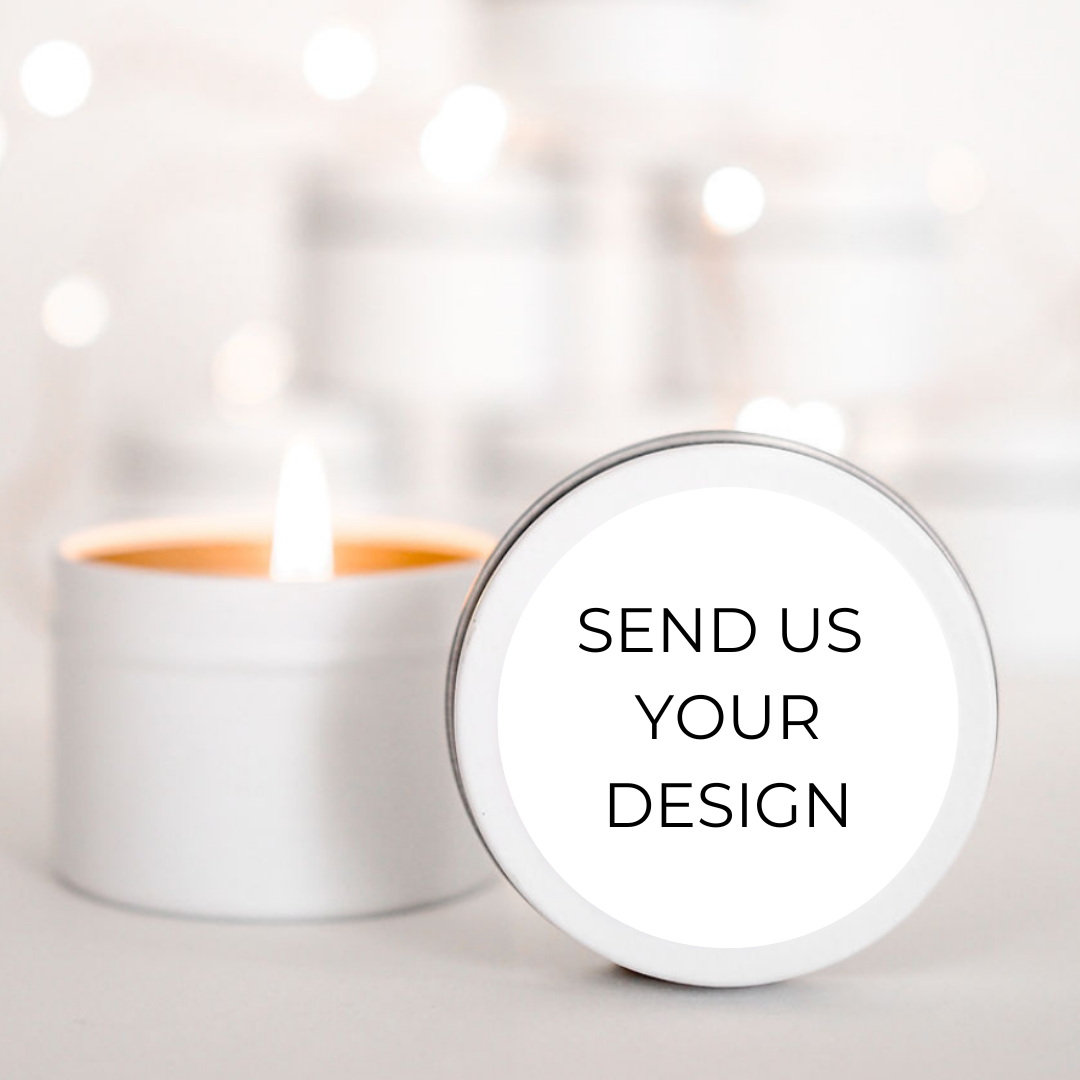 Design your own candle labels | Business Branding with Personalise Message