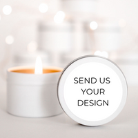 Design your own candle labels | Business Branding with Personalise Message