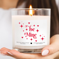 be mine valentines day candle