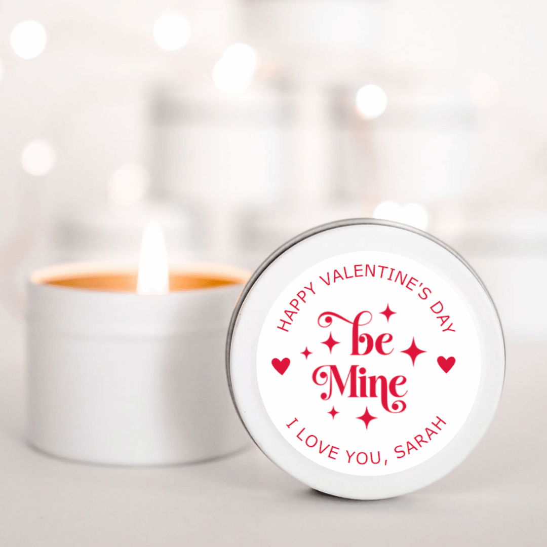 Valentine's Day Personalised Candles