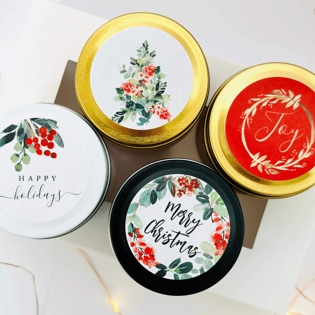 christmas candle set