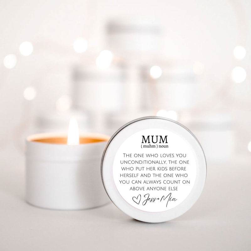 Mum Definition Candle RISE The Candle Studio 