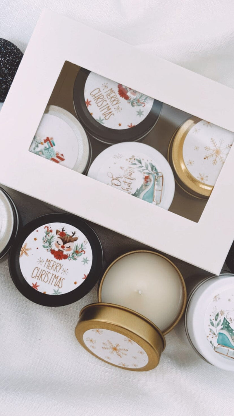 Scented Candle Travel tin Gift Packs Candle RISE The Candle Studio 